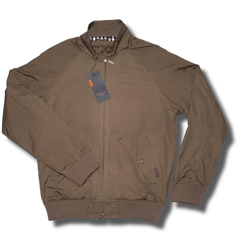 Classic Ben Sherman Mod Retro Harrington Jacket Tobacco Brown | Adaptor Clothing